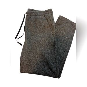 Loft Pull On Brushed Comfy Drawstring Work Pants Stretchy Polyester
